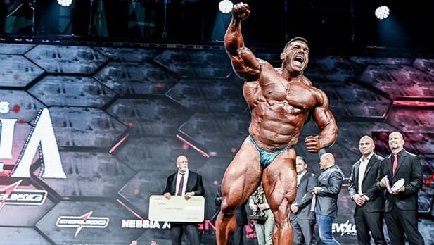 lunsford in top condition winning Mr Olympia 2025