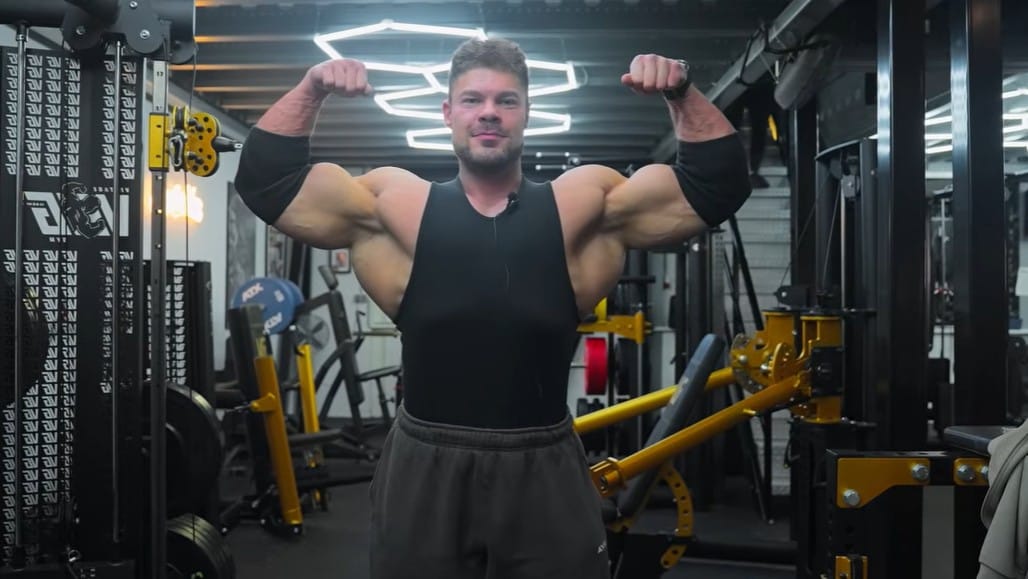 Wesley Vissers during his lean bulk